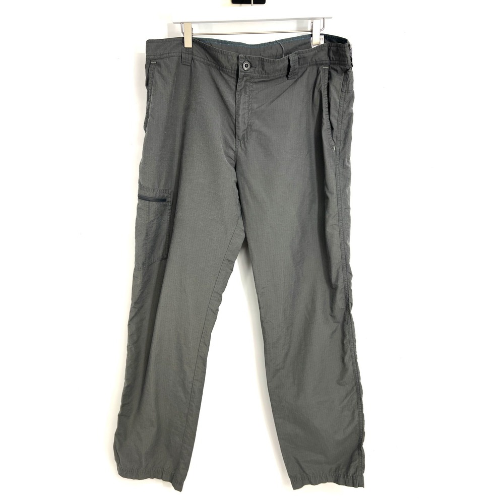 Columbia Twisted Cliff Trail Pants Mens Size 38x32 Gray 1504281‎ Hiking Outdoor